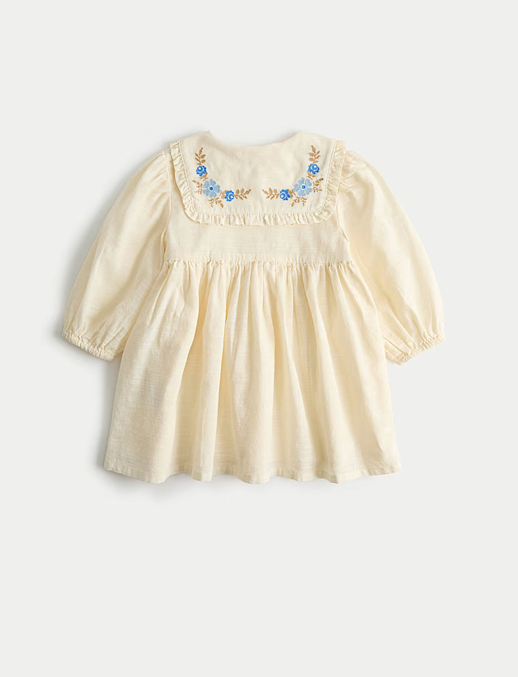 Robe brodée pur coton marks and spencer