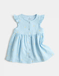 Robe boutonnée 100 % coton brodé marks and spencer