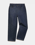 Jeans en pur coton à jambes fuselées M&S