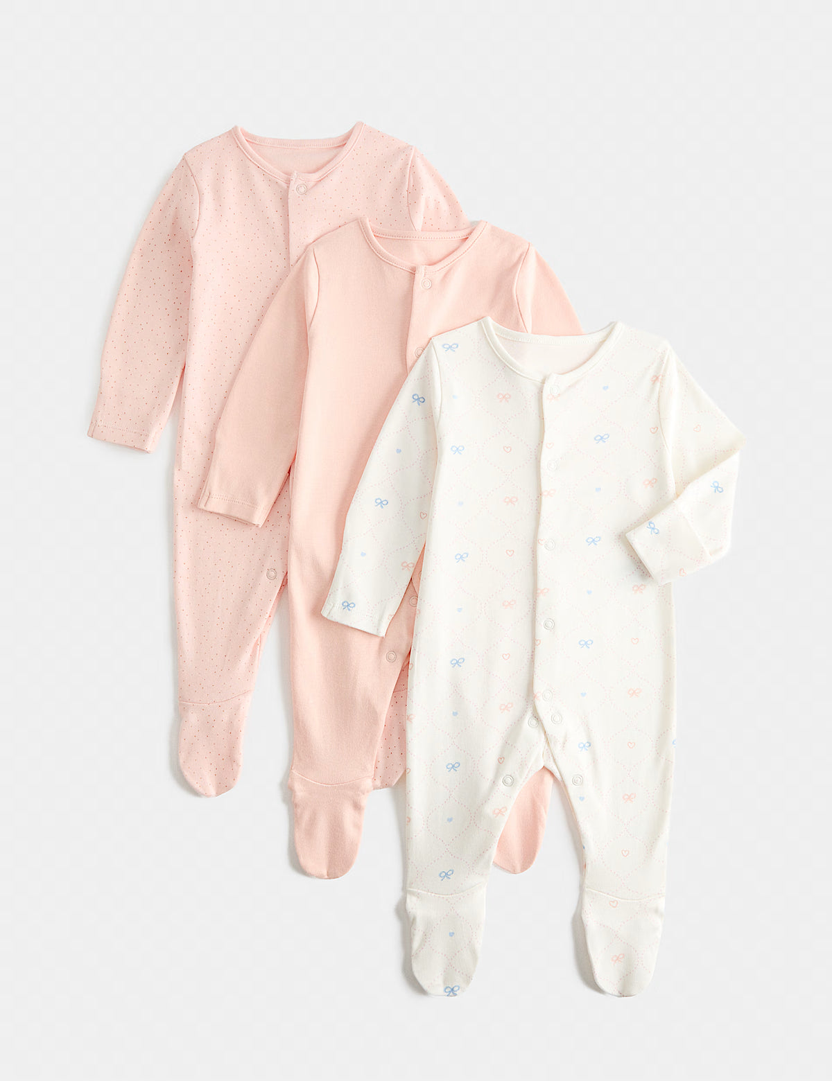 Lot de 3 dors-bien 100 % coton imprimé M&S