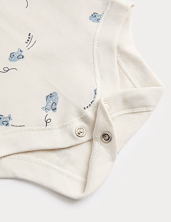 Lot de 7 bodys en pur coton M&S