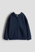 Hoodie zippé avec intérieur brossé H&M