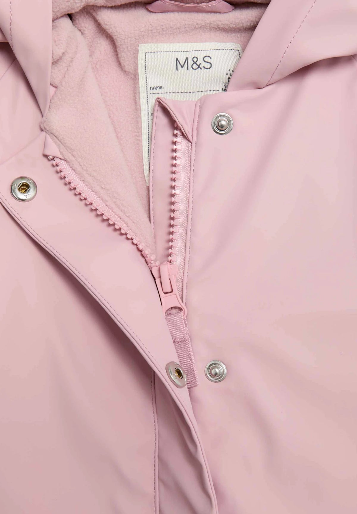Combinaison de pluie rose M&S